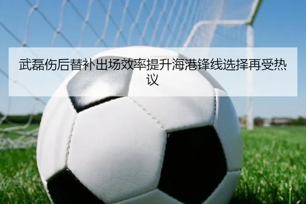 武磊伤后替补出场效率提升海港锋线选择再受热议 - YameiSports